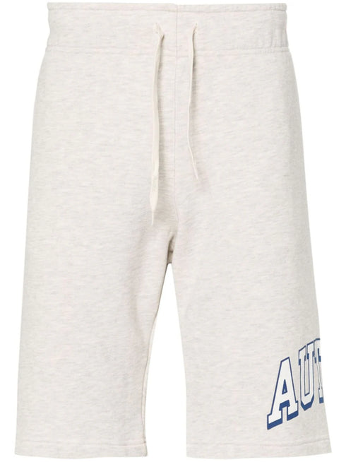 logo-print shorts